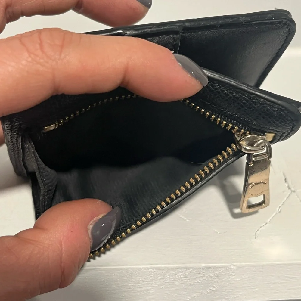 Coach Crossgrain Leather Billfold Wallet – Black - Picture 11 of 12